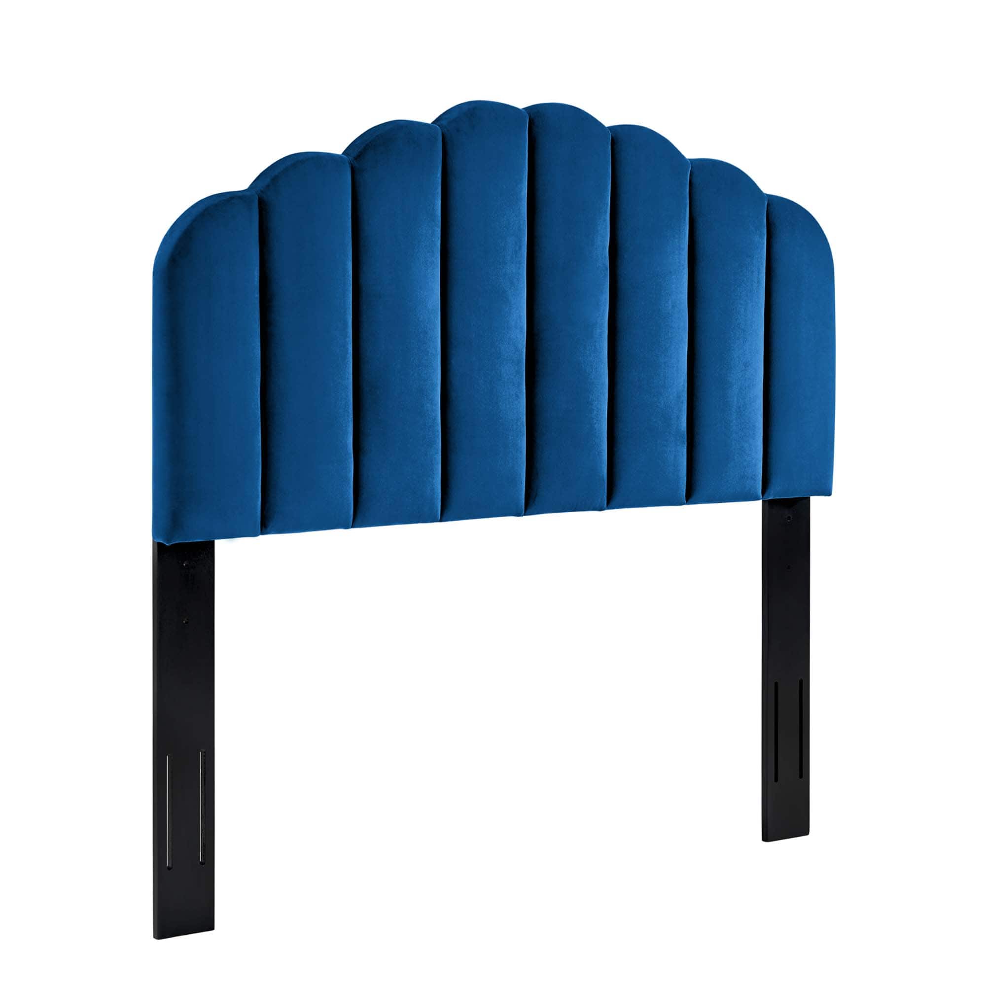 Photos - Other Furniture Modway Veronique Performance Velvet Full/Queen Headboard by  - Blue MOD-6207 