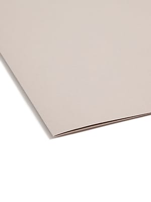 Alt View 3. Smead - Heavy Duty TUFF Hanging File Folders with Easy Slide Tab, 1/3 Cut, Letter Size, 18/Box - Steel Gray.