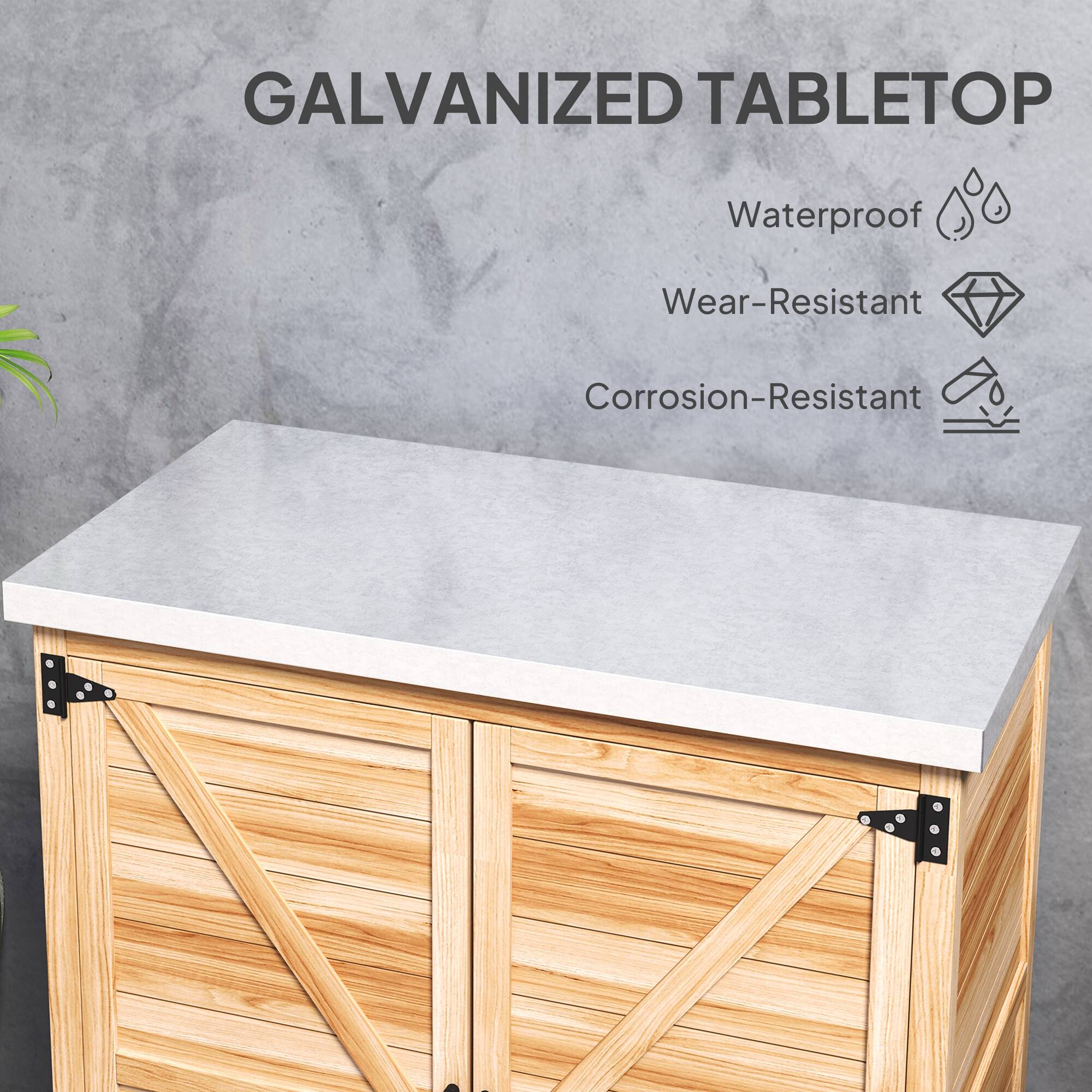 GALVANIZED TABLETOP
Waterproof
Wear-Resistant
Corrosion-Resistant