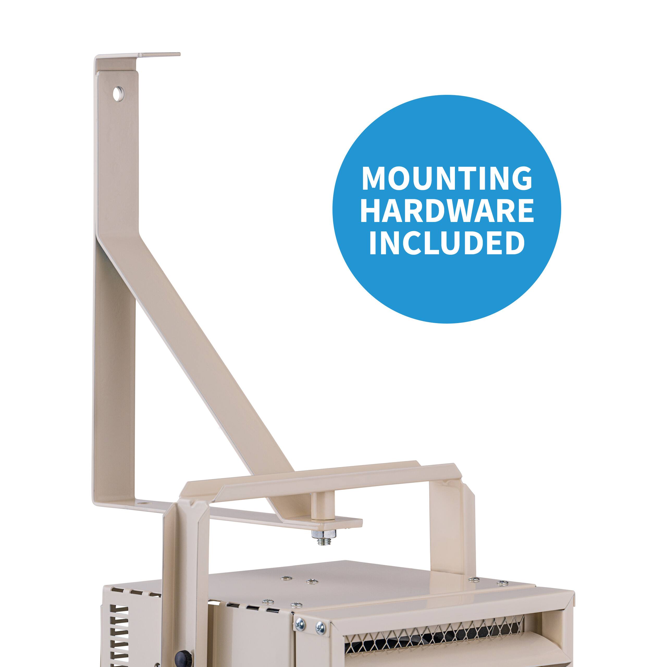 Mounting hardware included.