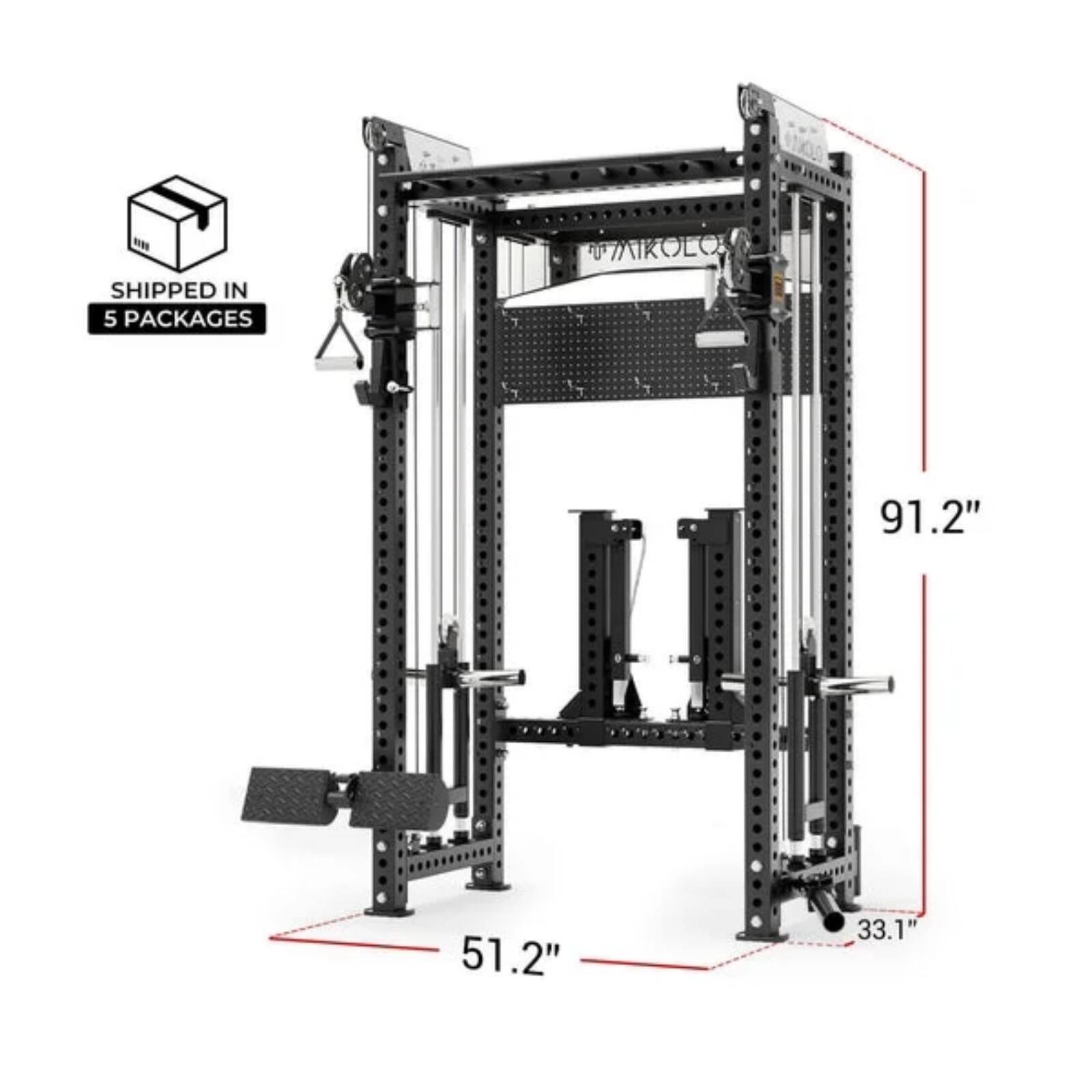 SHIPPED IN 5 PACKAGES

91.2"  
51.2"  
33.1"