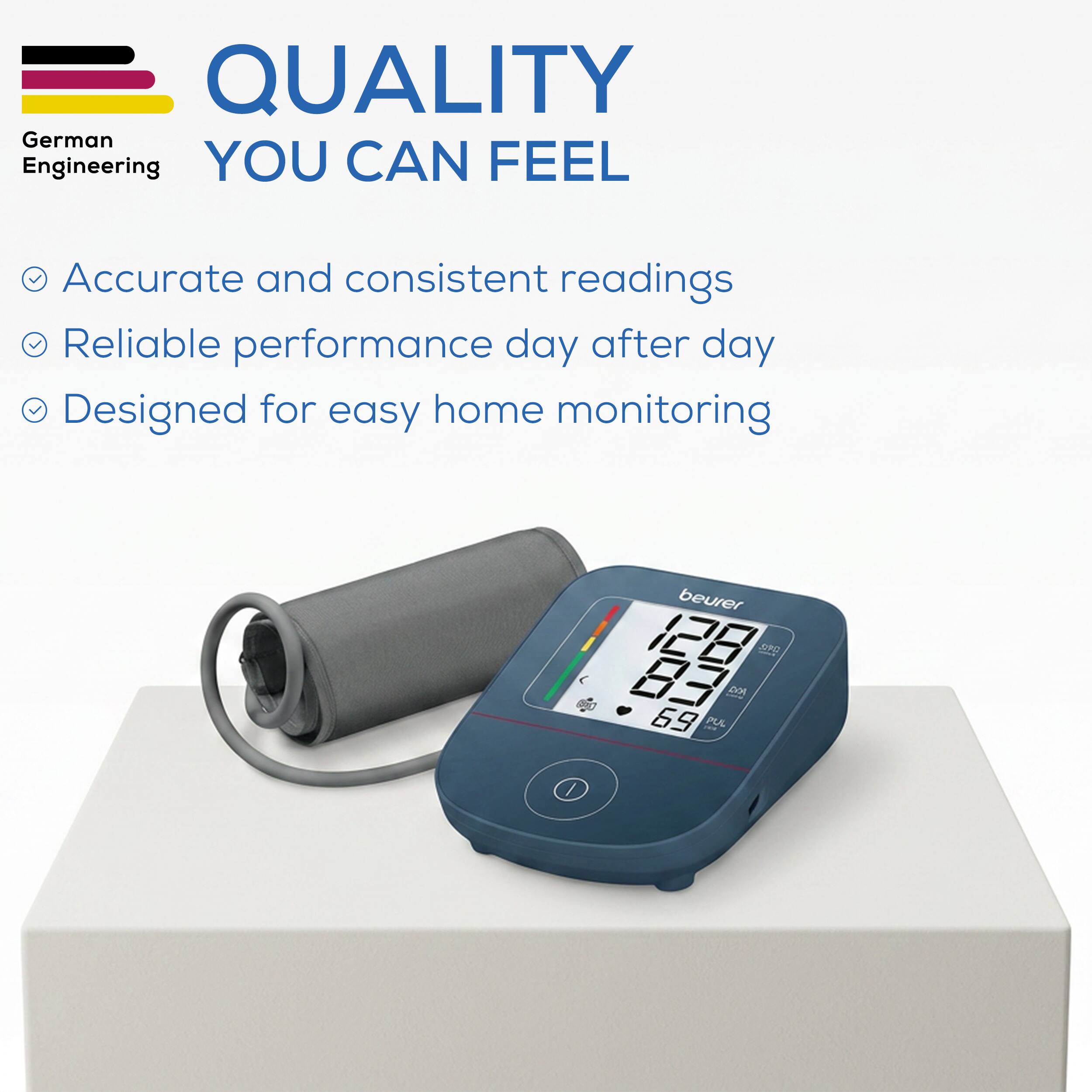 QUALITY German Engineering YOU CAN FEEL Accurate and consistent readings Reliable performance day after day Designed for easy home monitoring beurer E PC 69 E