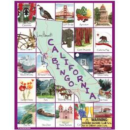 Lucy Hammett Games - Lucy Hammett California Bingo Educational Game Learn California Landmarks, Cities & Culture