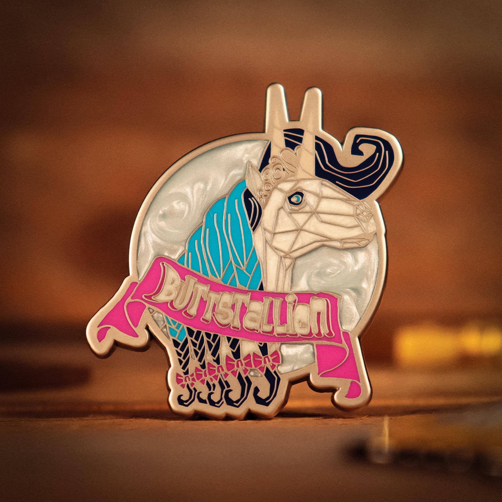 Alt View 10. PopMarket - Borderlands - Limited Edition Pin Badge - Butt Stallion   - COLLECTIBLES - Multicolor.