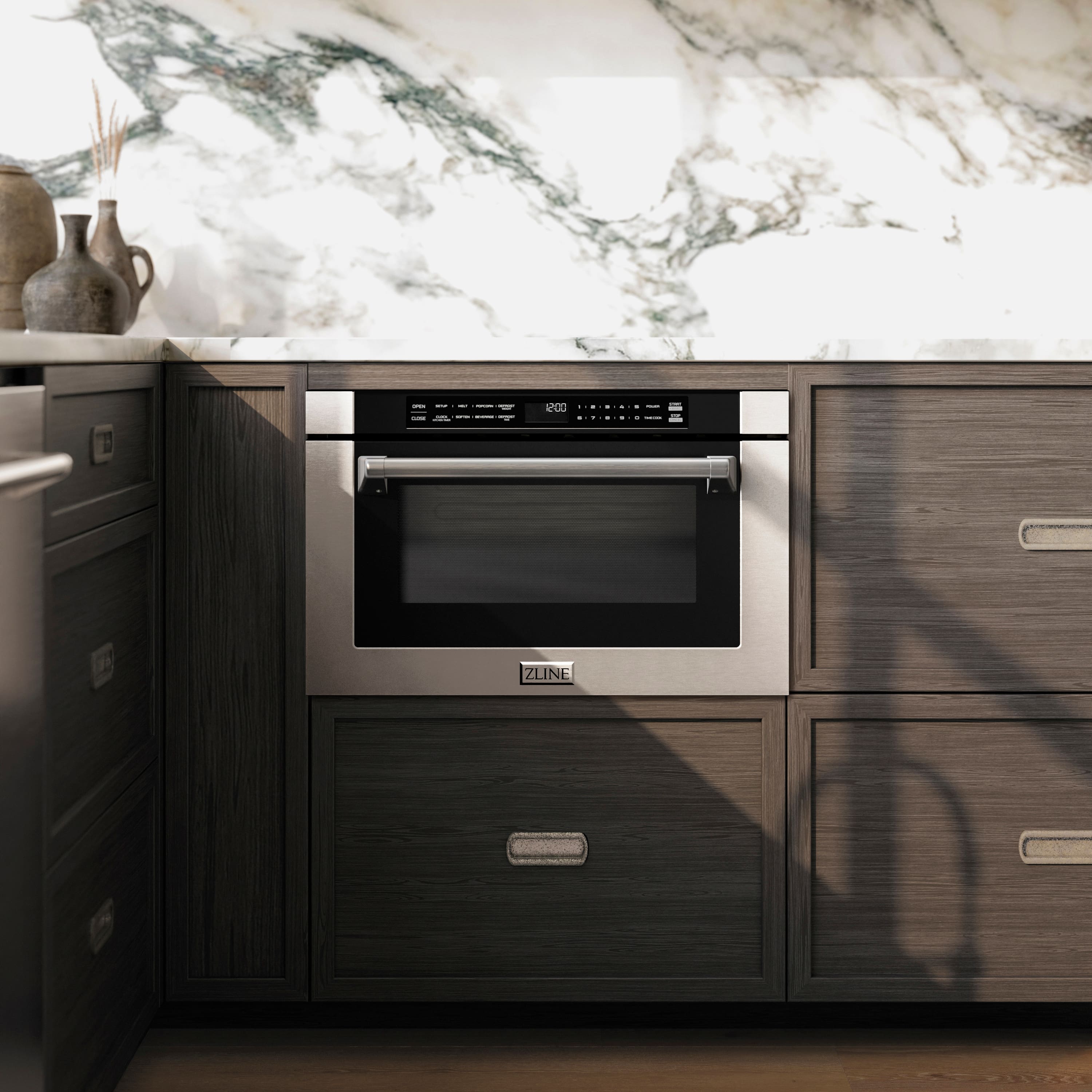 ZLINE 24 in. 1.2 cu. ft. Built in Microwave Drawer with