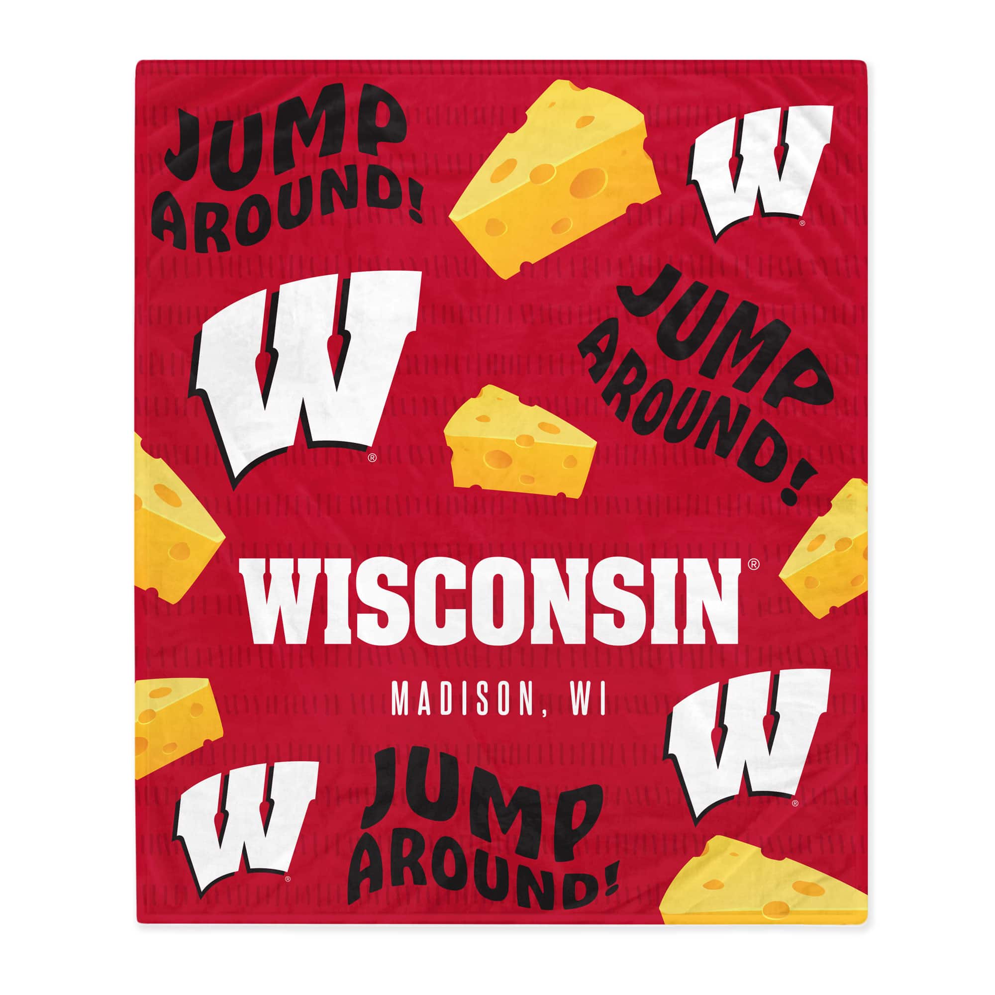 Pegasus - Wisconsin Badgers 60'' x 70'' Hometown Logo Fleece Blanket - Multicolor