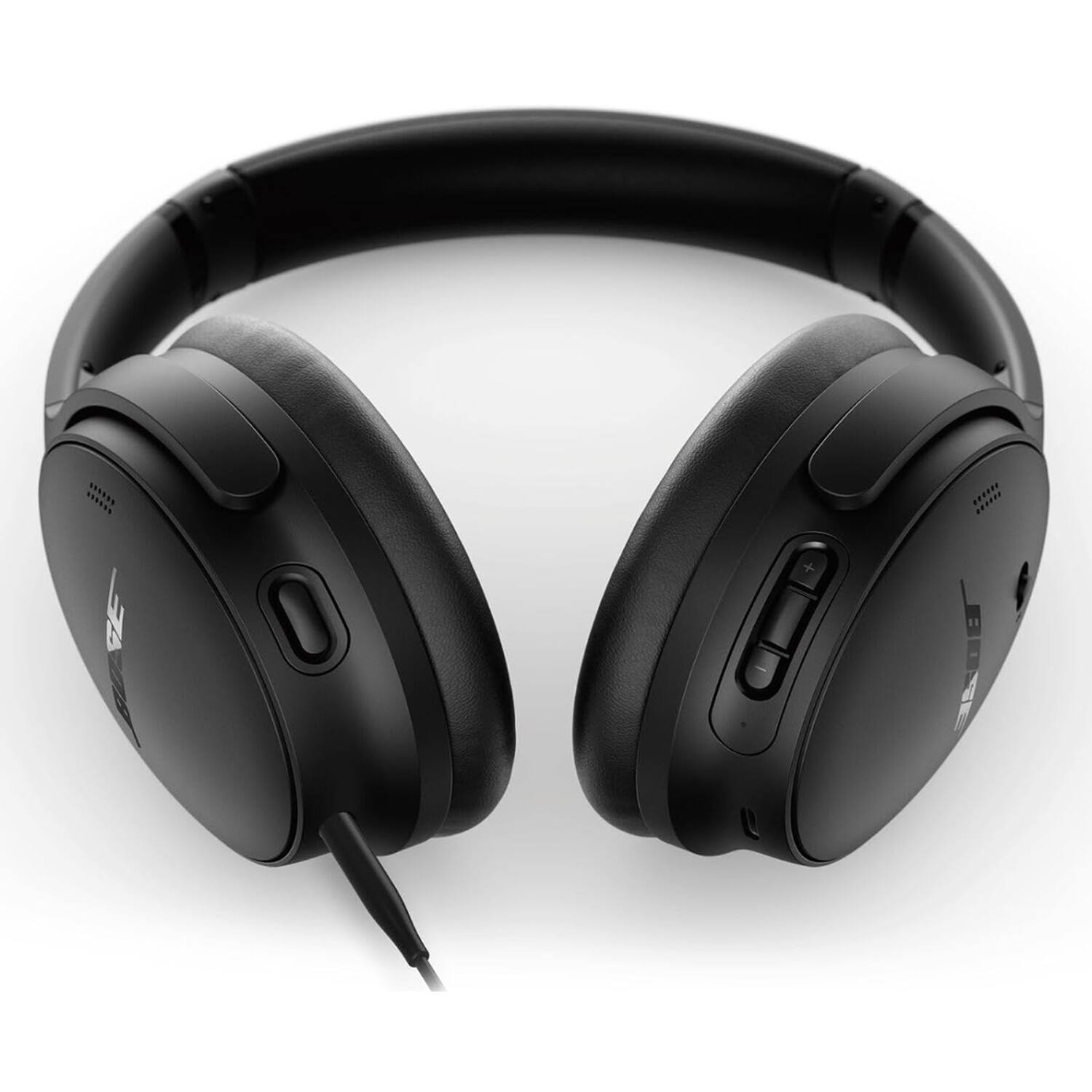 Alt View 4. Bose - QuietComfort Wireless Over-Ear Bluetooth Headphones + 26-Month Extended Warranty Protection - Black.