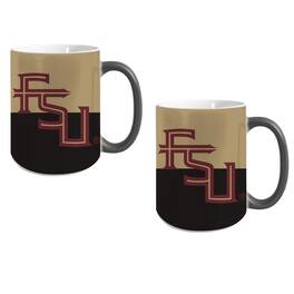 Indigo Falls - Florida State Seminoles Two-Pack 15oz. Reveal Mug Set - Multicolor