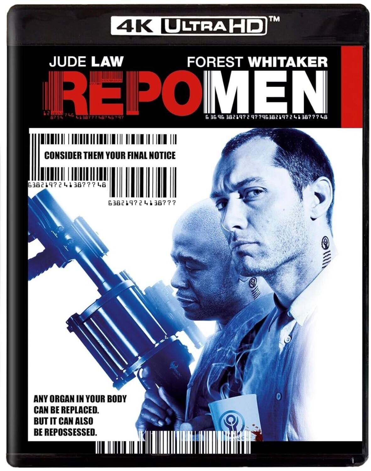 Front. Repo Men   - 4K Blu-Ray.