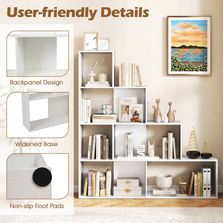 User-friendly Details  
Backpanel Design  
Widened Base  
Non-slip Foot Pads