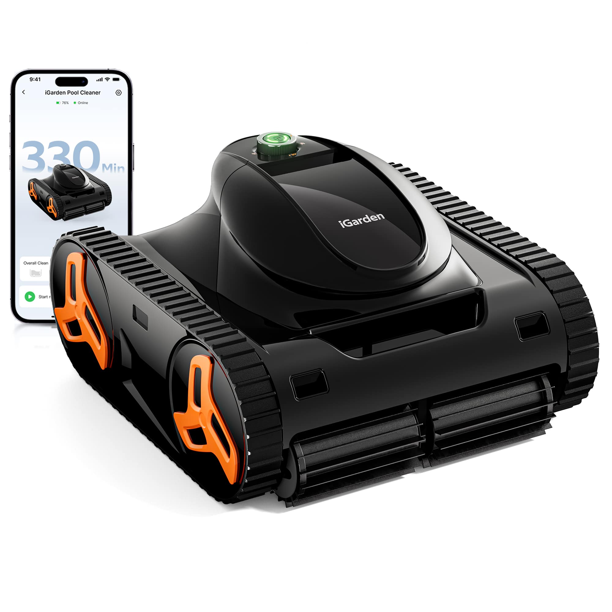 (2026 NEW) iGarden Robotic Pool Cleaner KN Series, 330-Min Runtime, Smart 3D Navigation