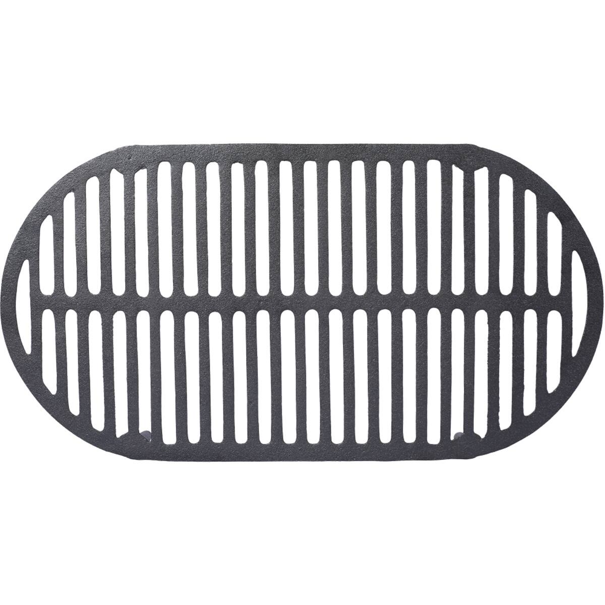 Alt View 7. HTUTWOO - Oval Cast Iron Grill Outdoor - Portable Charcoal Grill and Tabletop Skillet,100% Cast Iron,Small BBQ Grill,Camping Stove - Black.