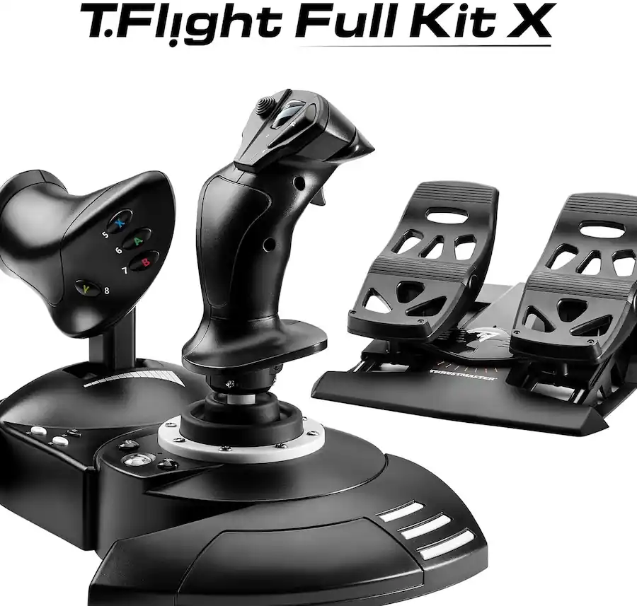 Thrustmaster Rim Flight Stick Thrustmaster T Flight Full Kit: Officially Licensed by ...