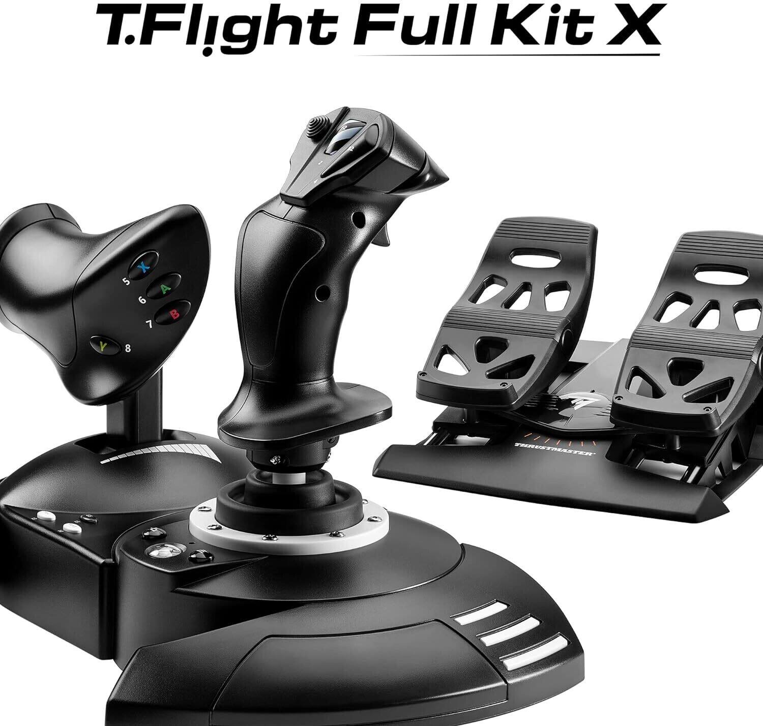 Flight Stick - Thrustmaster T-Flight Full Kit: Officially Licensed by Microsoft - Multicolor