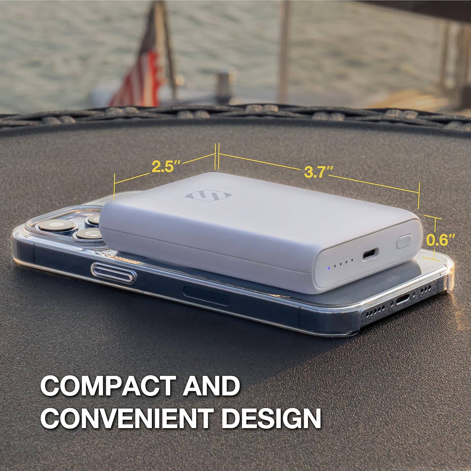2.5"  
3.7"  
0.6"  

COMPACT AND CONVENIENT DESIGN