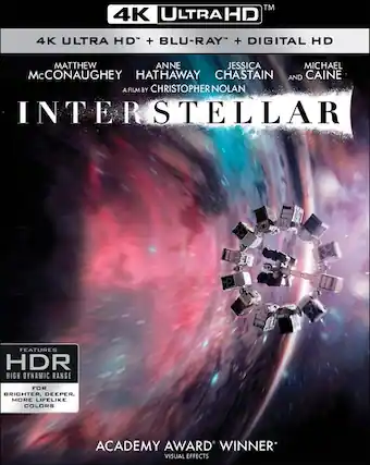 Front. Interstellar - 4K Blu-Ray.