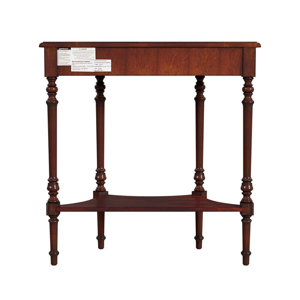 Left. Butler Specialty - Danelle Demilune 30" Console Table - Dark Brown.