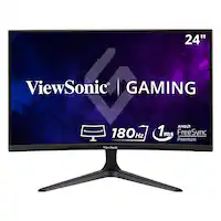 ViewSonic - VX2418C 24" LCD FHD FreeSync 180Hz 1ms Curved Gaming Monitor (HDMI and DisplayPort) - Black - Front_Zoom