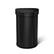 Alt View 1. simplehuman - 45L semi-round sensor can- matte black steel - Matte Black.