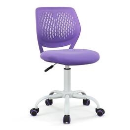 Pefilos - Ergonomic Children Study Chair with Adjustable Height- Home Office Computer Desk Chair, Ergonomic Office Chair - Purple