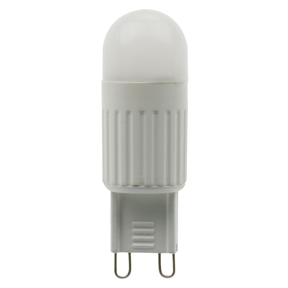 Angle. Elitco Lighting - LED G9 light bulb - Frosted White.