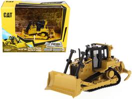 CAT Caterpillar D6R Track-Type Tractor "Play & Collect!" Series 1/64 Diecast Model by Diecast Masters - Yellow