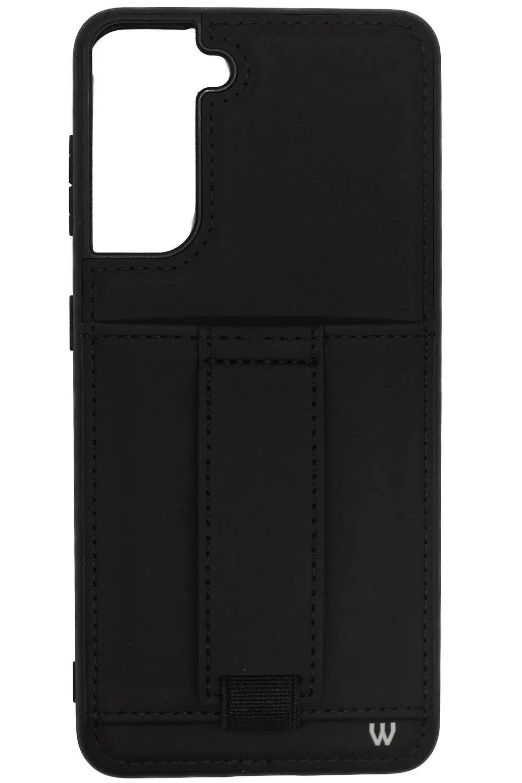 Walli Cases - Phone Case with Wallet and Finger Strap for Samsung S24 - Lights Out