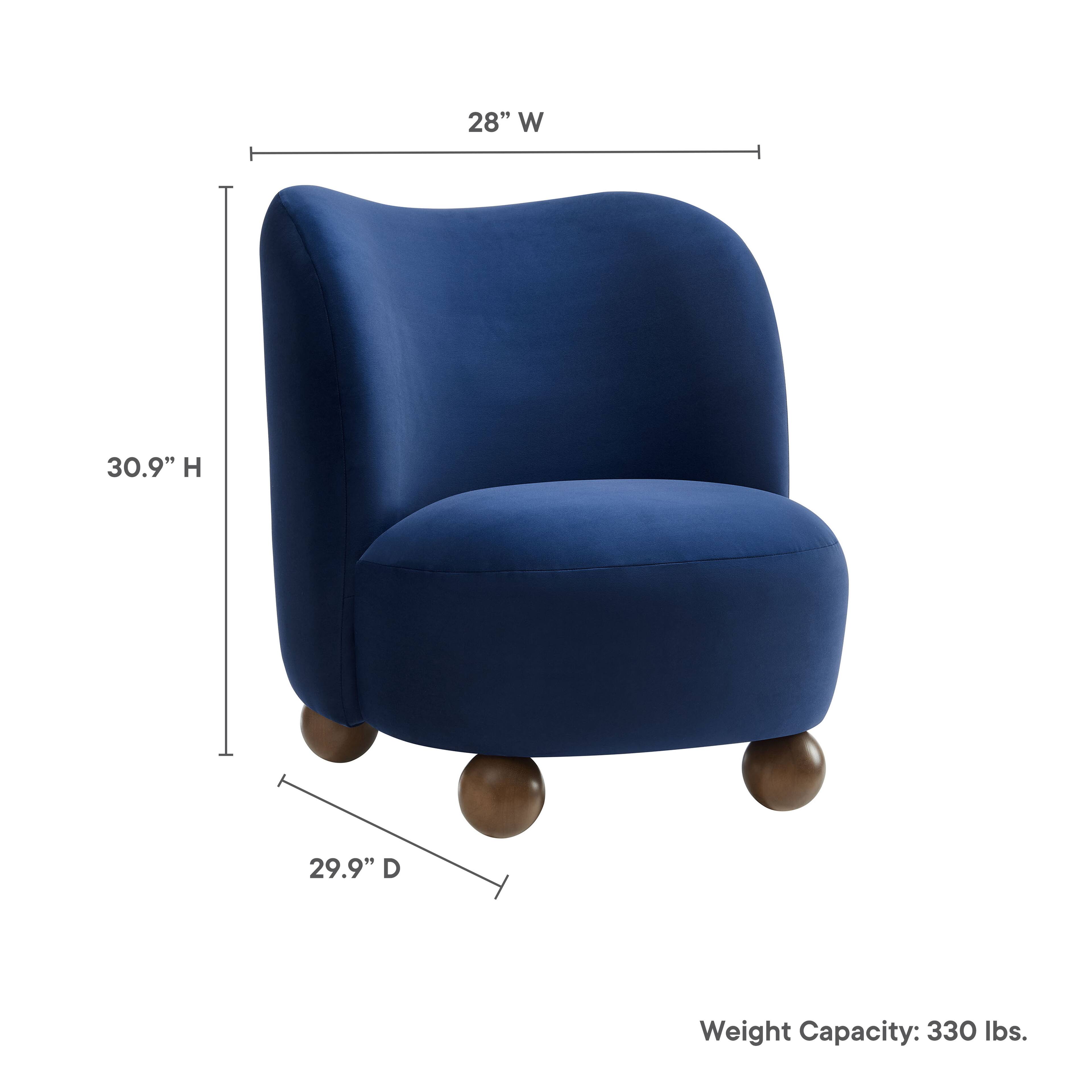 28" W  
30.9" H  
29.9" D  
Weight Capacity: 330 lbs.