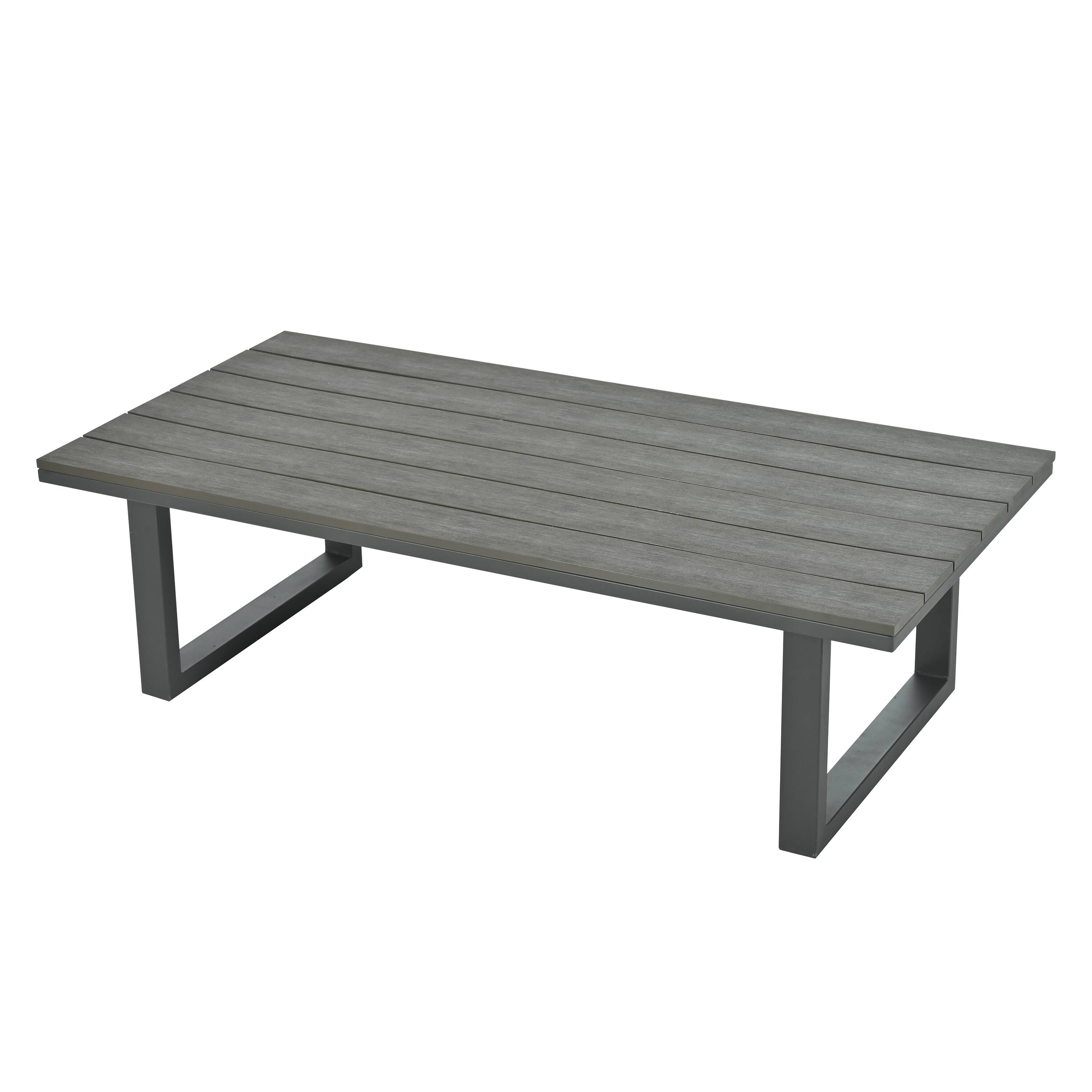 Alt View 1. Mondawe - 4-Piece Outdoor Seating Set with Thick Cushions - Light Gray.