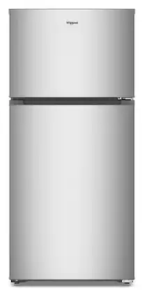 Whirlpool - 14.3 Cu. Ft. Top-Freezer Refrigerator with Total Coverage Cooling - Fingerprint-Resistant Stainless Finish