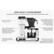 KBGV SELECT COFFEE BREWER
Automatic drip-stop brew basket with glass carafe and volume selector switch.
- Brews up to 1.25 liters / 40 ounces / 10 cups
- The cone-shaped brew basket steeps the coffee grounds for 4-6 minutes, extracting the coffee's full flavor and maximizing its complexity, taste, and aroma
- Copper boiling element rapidly heats water to a brewing temperature of 196°F - 205°F and automatically shuts off when the water reservoir is empty
- Automatic drip-stop stops the flow of coffee when the carafe is removed
- Power switch and hotplate automatically shut off after 100 minutes
- Selector switch lets you brew either a half or full carafe, adjusting the brewing speed and hotplate temperature accordingly