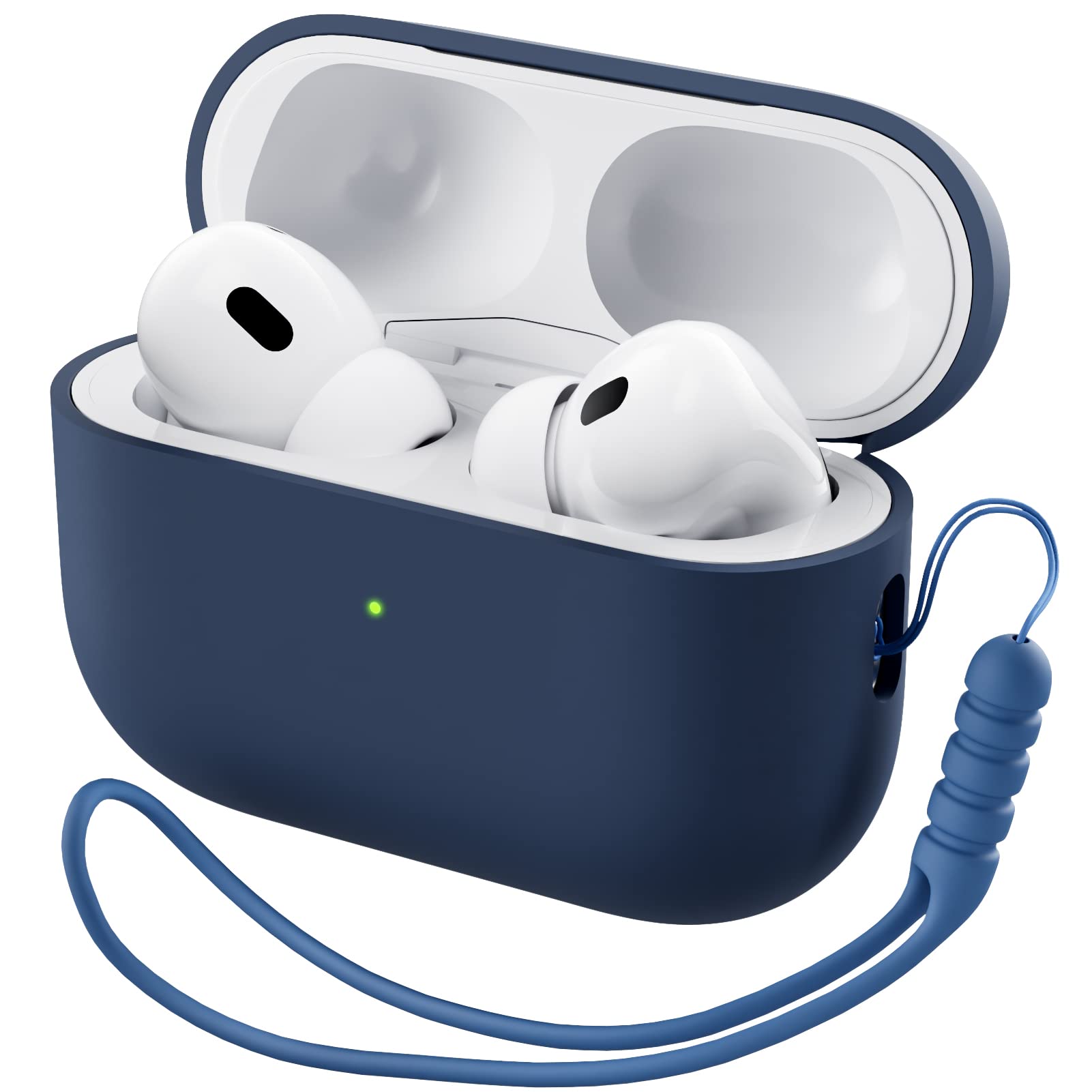 Alt View 1. Ornarto - ORNARTO Bundle for iPhone 16 Pro Case 6.3" in Navy Blue and for AirPods Pro 2 Case 2022 in Dark Blue - Navy Blue + Dark Blue.