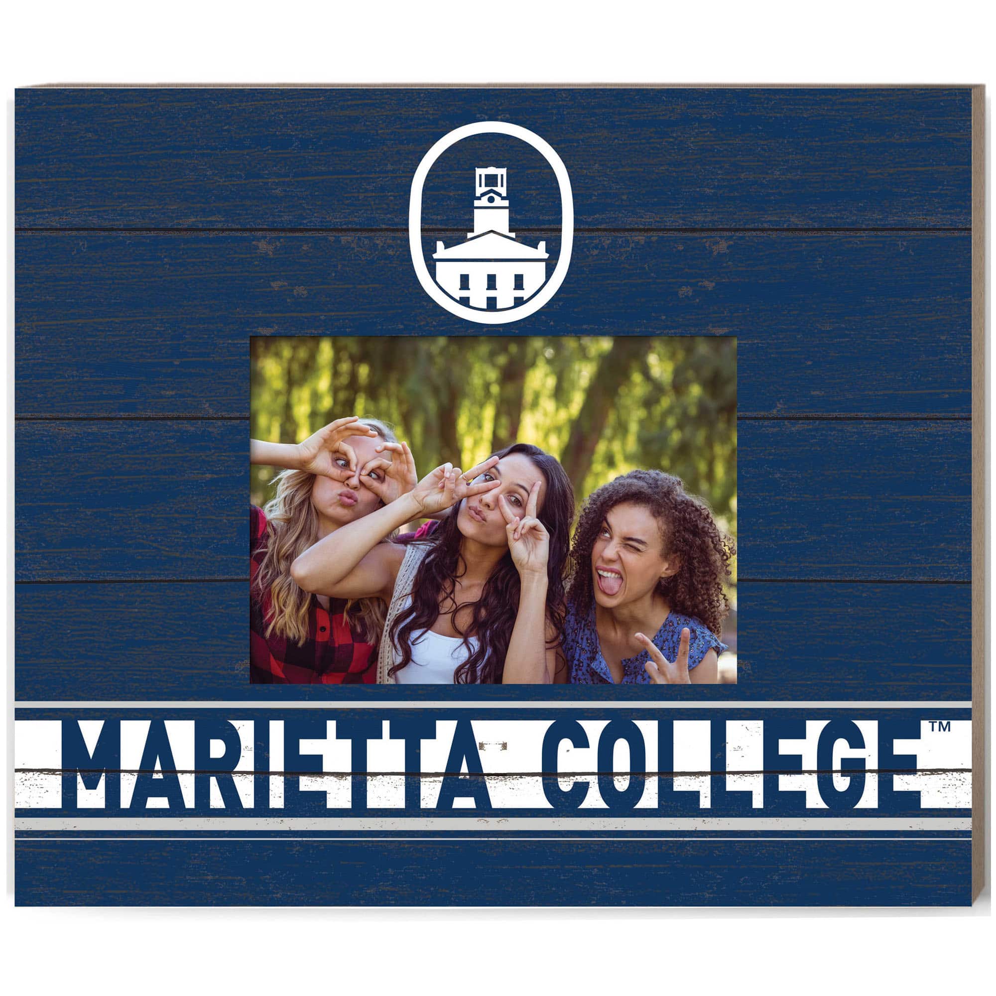 "Jardine - Marietta College Pioneers 11"" x 13"" Team Spirit Scholastic Picture Frame - Navy" price history on PriceWatchPro