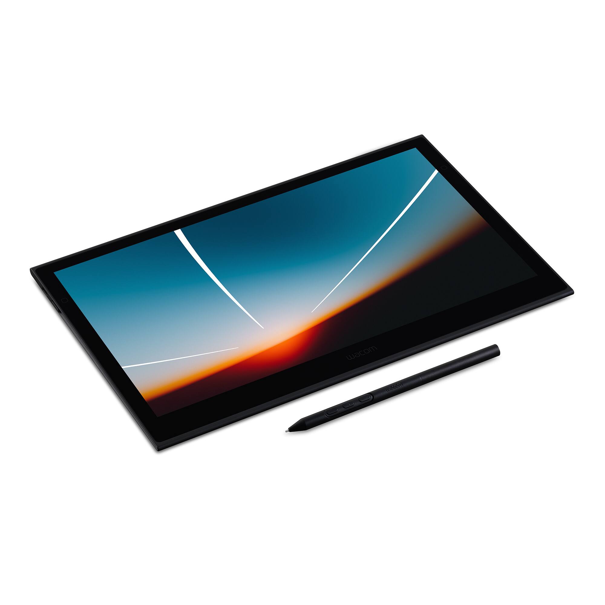 Angle. Wacom - Movink 13" Creative Pen Drawing Tablet with Touch Display - Black.