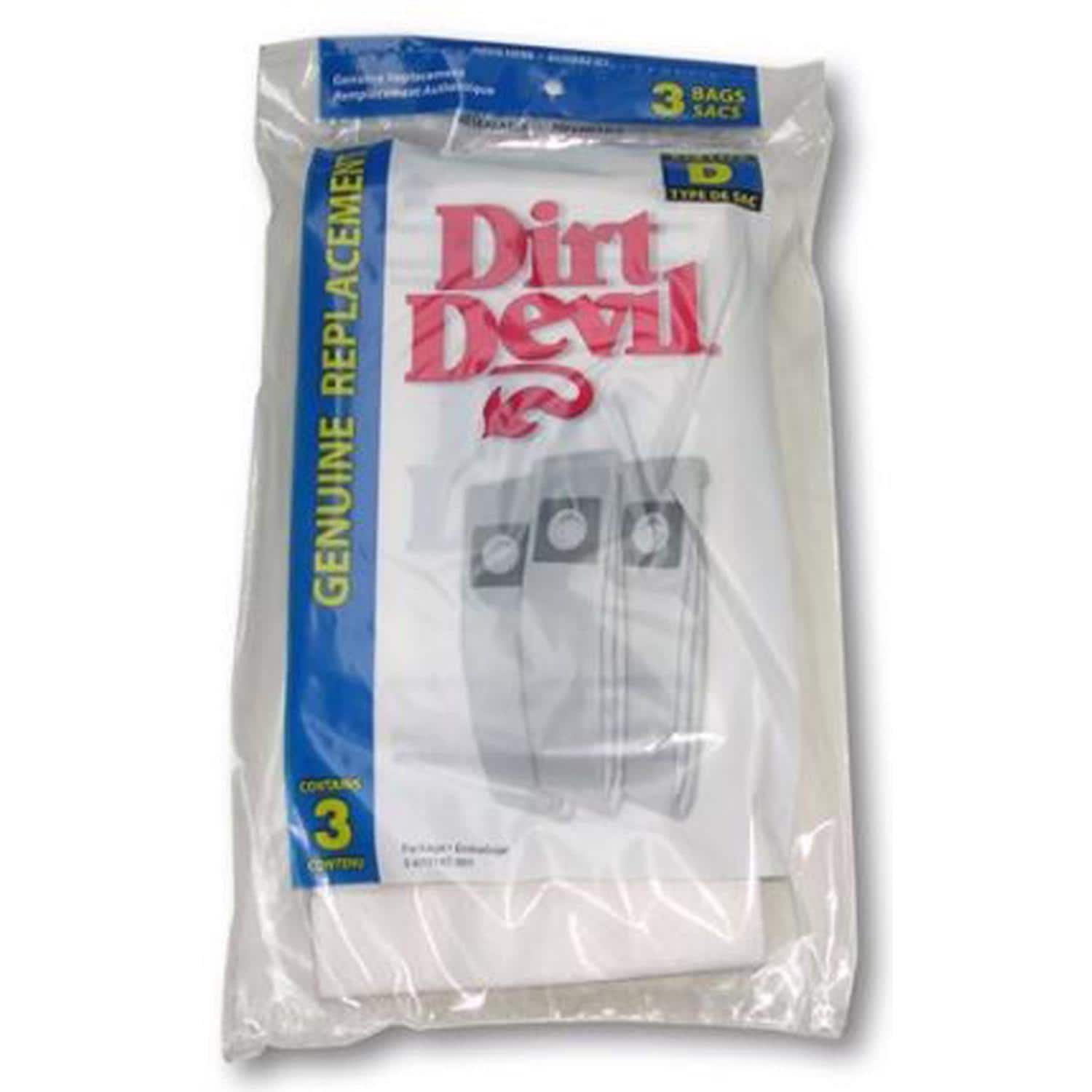 Dirt Devil - Vacuum Bag For Featherlite, Lite, Lite Plus and Sensation 3 pk