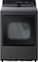 LG - 7.3 Cu. Ft. Smart Electric Dryer with Sensor Dry - Platinum Black