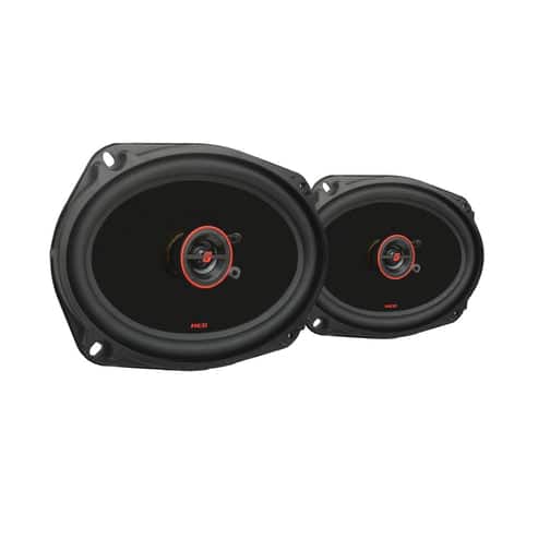 Cerwin Vega - Cerwin-Vega- H7692 HED Series 6"x 9" 2-Way Coaxial Speakers - Black and Red