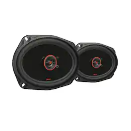Cerwin Vega - Cerwin-Vega- H7692 HED Series 6"x 9" 2-Way Coaxial Speakers - Black and Red