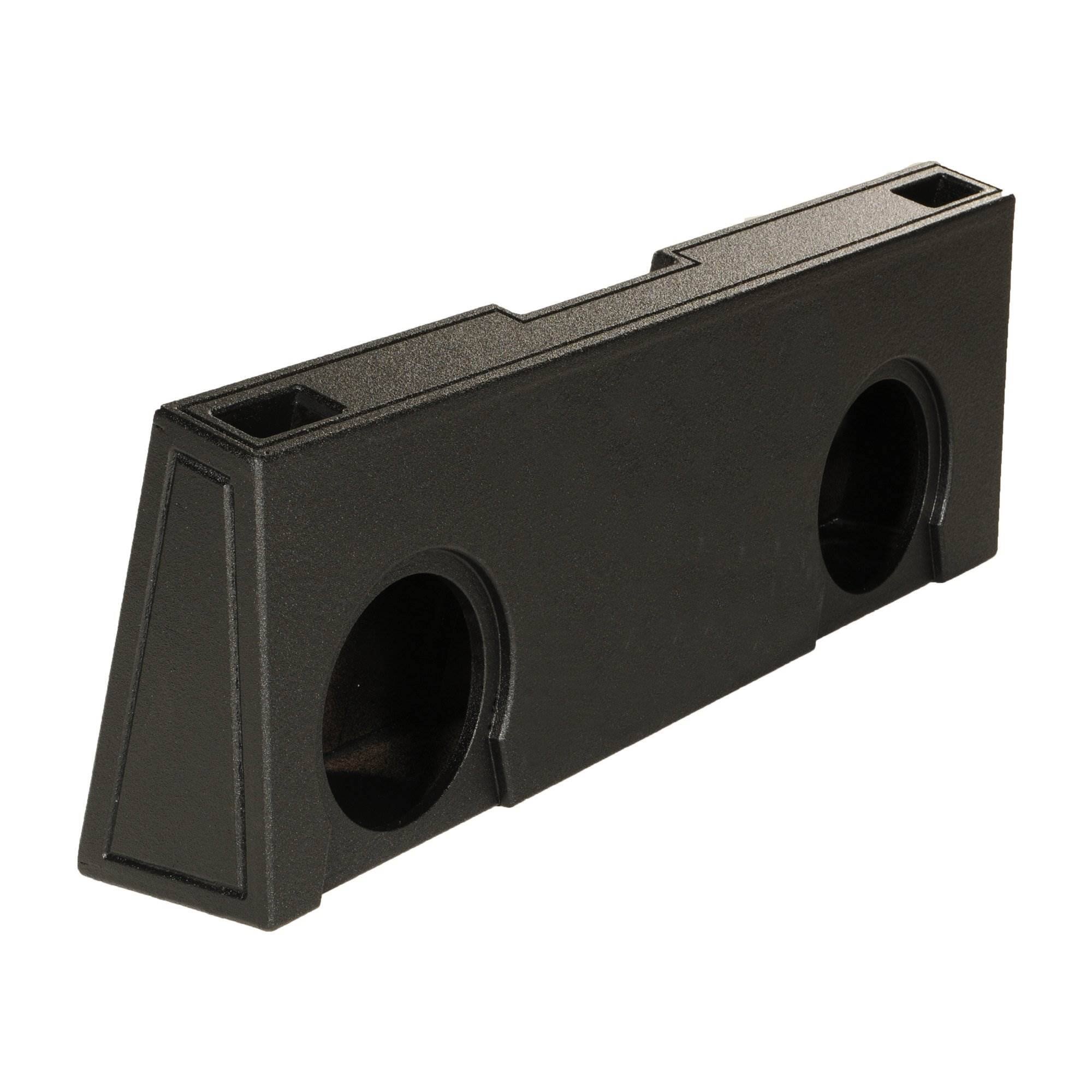 Alt View 3. QPower - QPower 2 Hole 2007-2013 GM/Chevy Crew Cab 10" Ported Subwoofer Box QBGMC07210 - Black.