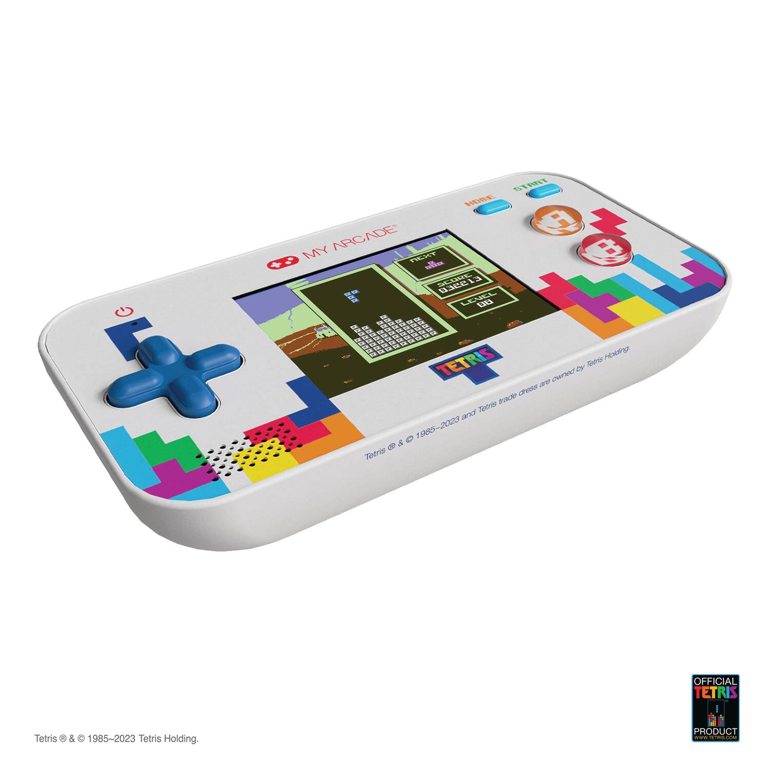 Sure, here is the corrected and grouped text from the image:

---

**MY ARCADE**

**TETRIS**

**Tetris © & © 1985-2023 Tetris Holding.**

**Tetris © & © 1985-2023 Tetris Holding.**

**OFFICIAL TETRIS PRODUCT**

**Tetris © & © 1985-2023 Tetris Holding.**

**Tetris © & © 1985-2023 Tetris Holding.**

**Tetris © & © 1985-2023 Tetris Holding.**

**Tetris © & © 1985-2023 Tetris Holding.**

**Tetris © & © 1985-2023 Tetris Holding.**

**Tetris © & © 1985-2023 Tetris Holding.**

**Tetris © & © 1985-2023 Tetris Holding.**

**Tetris © & © 1985-2023 Tetris Holding.**

**T