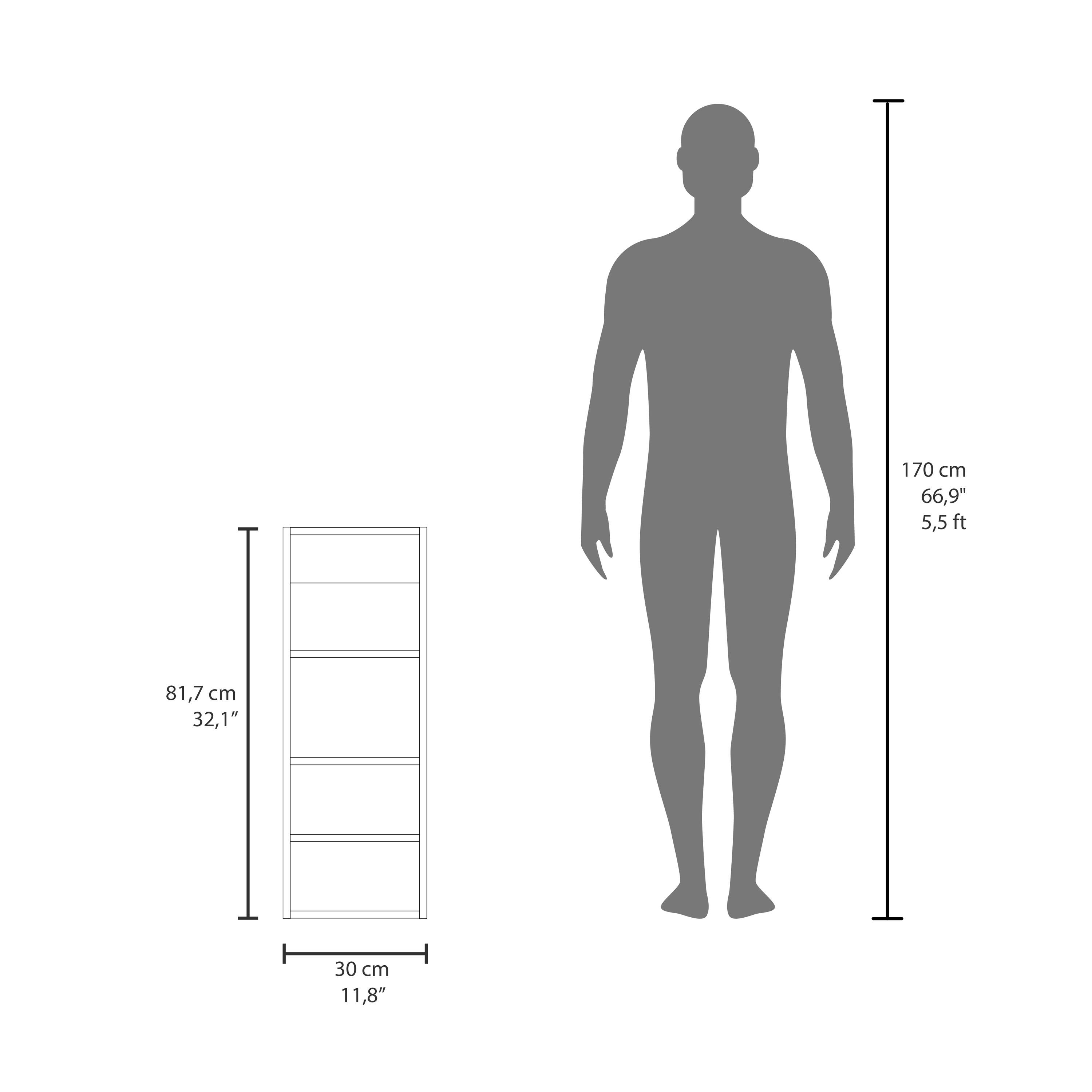 170 cm 66,9" 5,5 ft
81,7 cm 32,1"
30 cm 11,8"