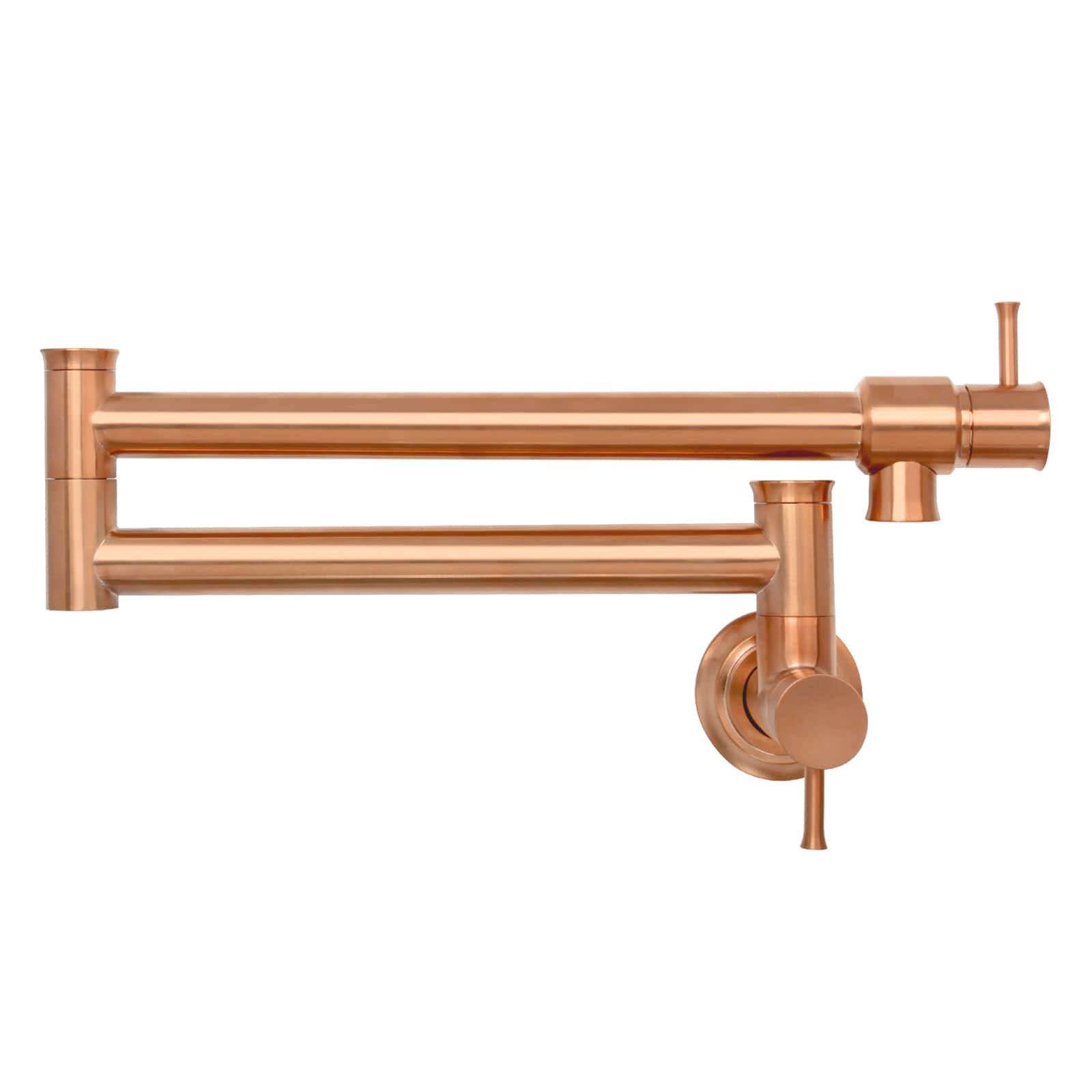 Solid Brass Wall-Mounted Pot Filler Kitchen Faucet with Double Joint Swing Arms for Stovetop price history on PriceWatchPro