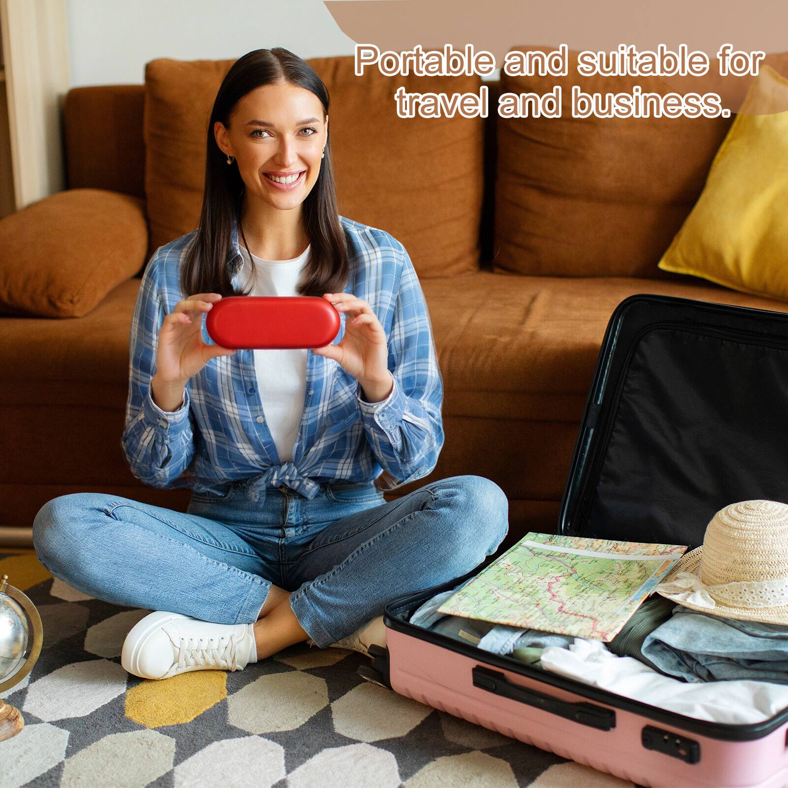Portable and suitable for travel and business.