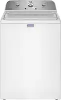 Maytag - 4.2 Cu. Ft. High-Efficiency Top Load Washer with Deep Fill Option - White - Front_Zoom