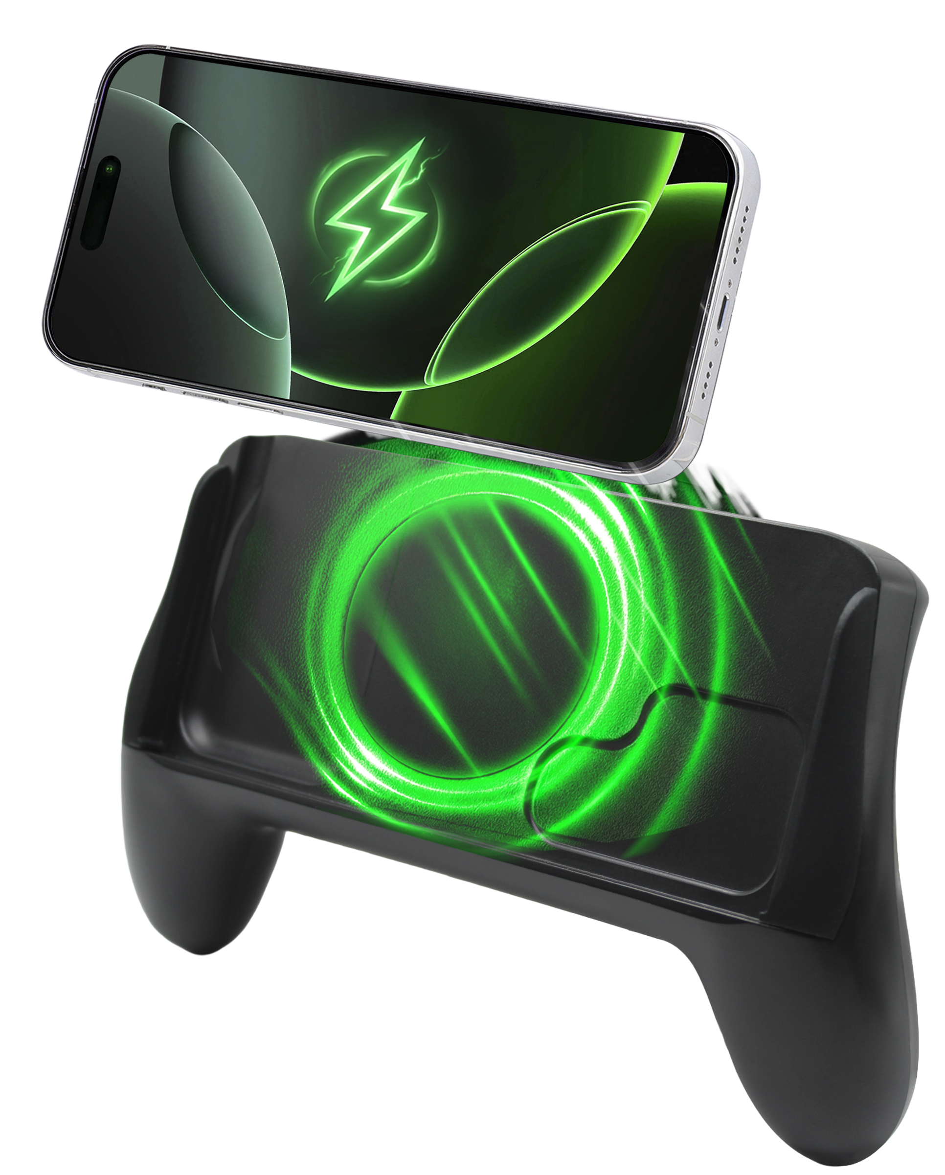 Ghost Gear - GG AMP Magnetic Power Gaming Grip – No-Lag Touch Gaming, 10,000mAh Battery for iPhone & Android - Black price history on PriceWatchPro