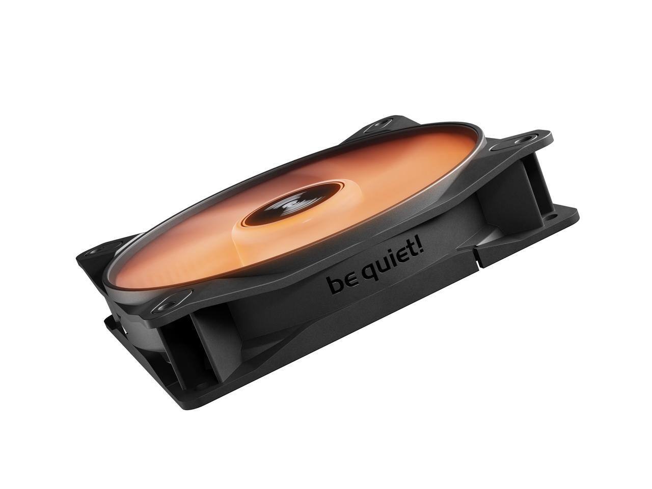 Alt View 1. be quiet! - be quiet! LIGHT WINGS LX 120mm PWM BL121 120mm ARGB LED Case Fan - Triple Pack - Black.