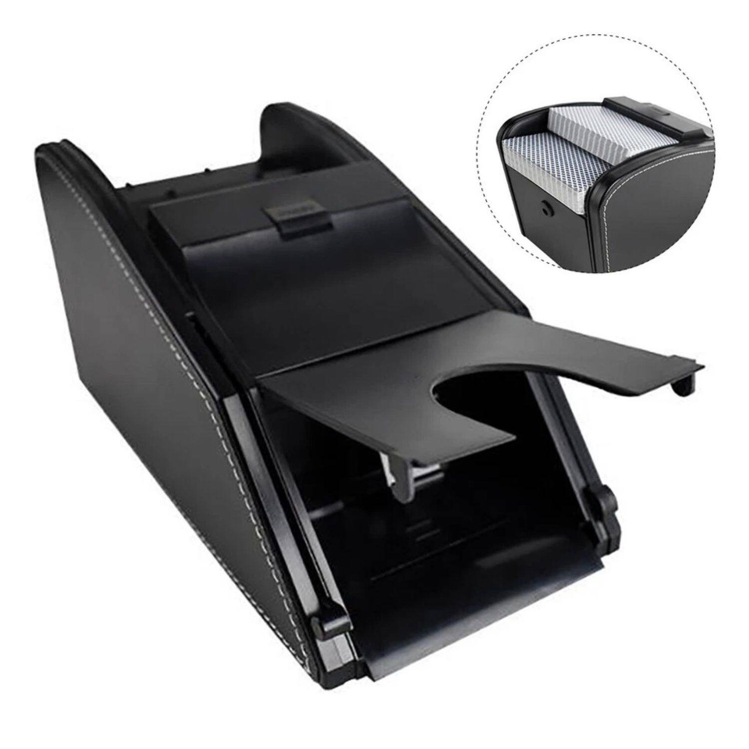 Angle. Stock Preferred - 2-in-1 Automatic Poker Card Shuffler and Dealing Dispenser Machine.
