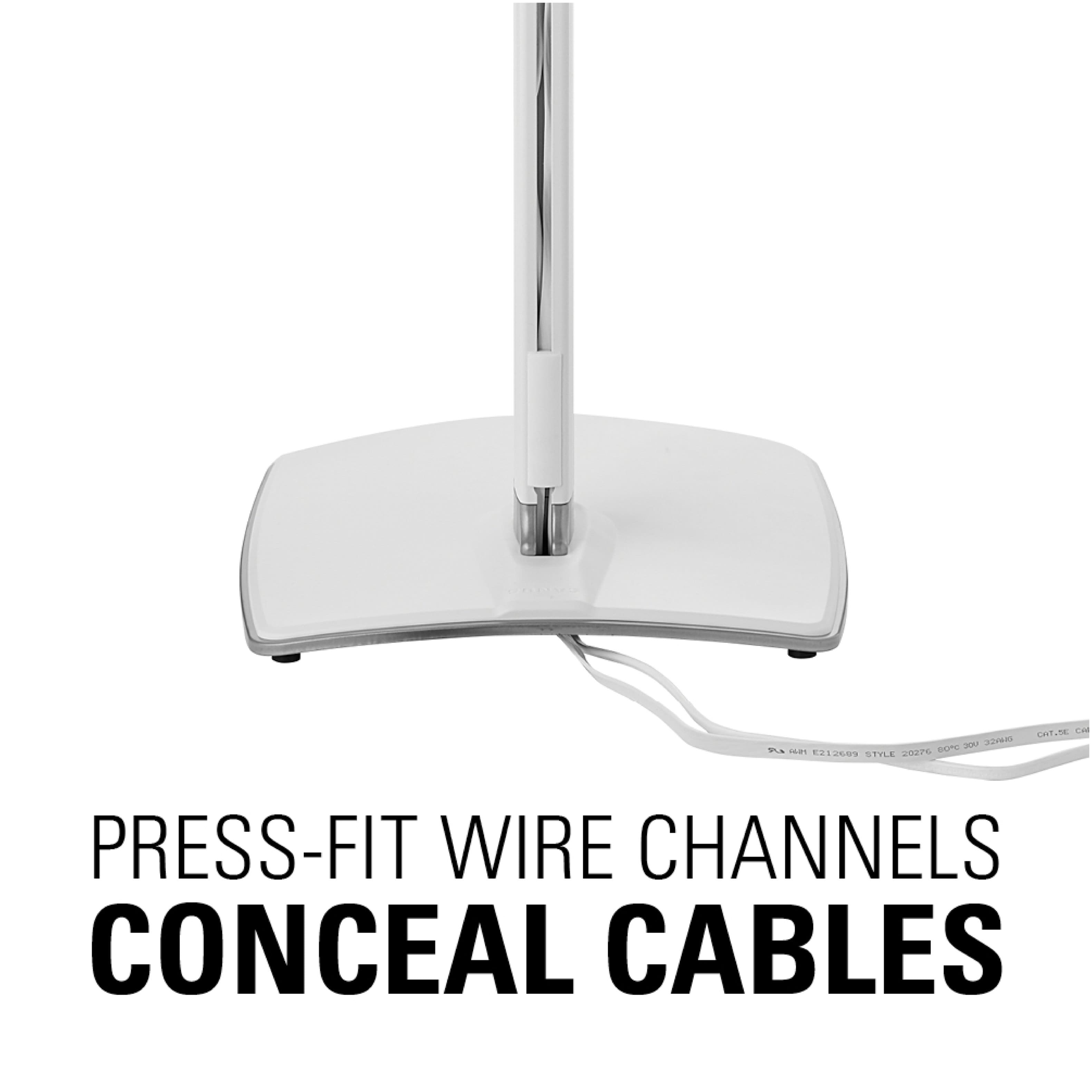 Press-Fit Wire Channels Conceal Cables