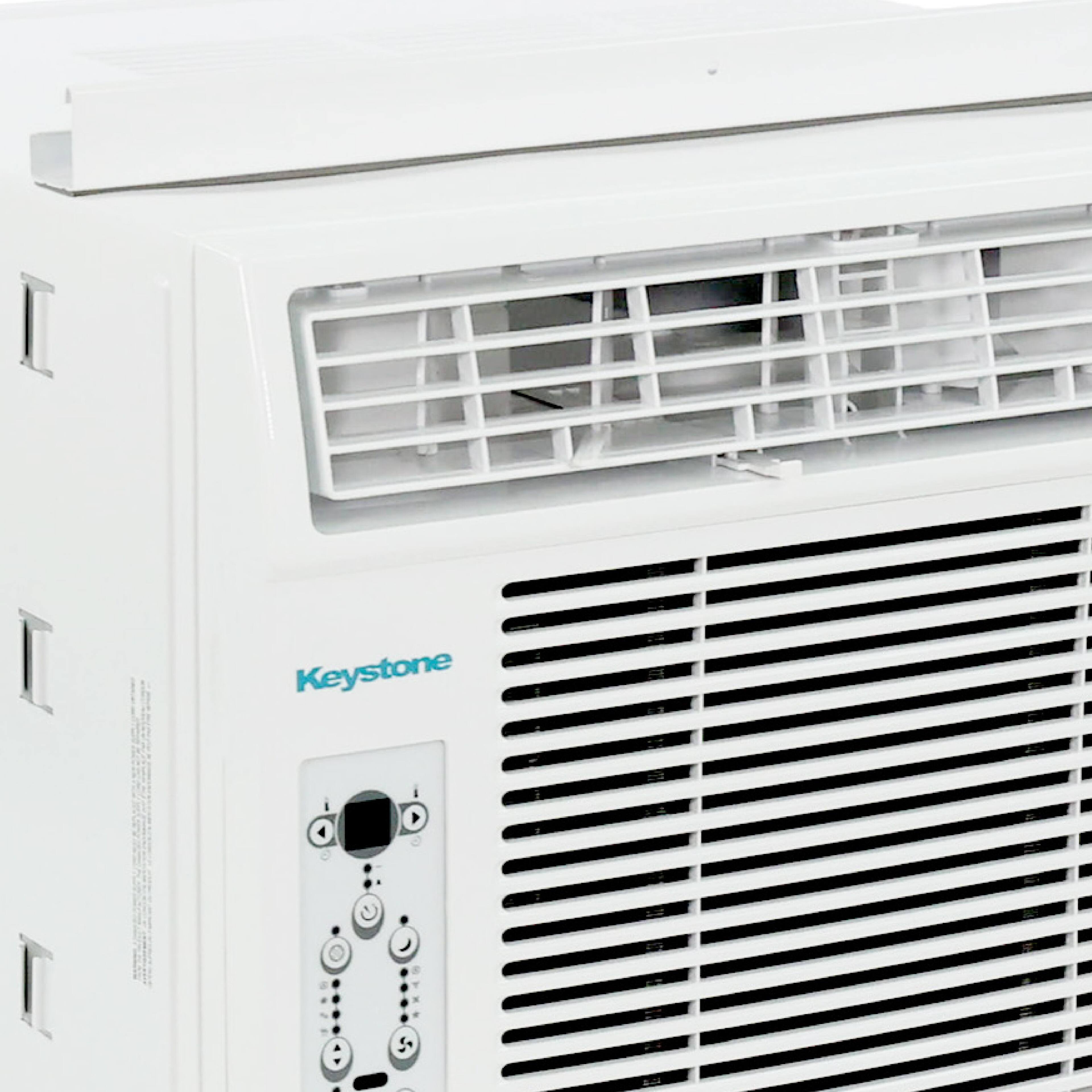 Alt View 8. Keystone - 250 Sq. Ft. 6,000 BTU 115V Window Air Conditioner with Remote - White.