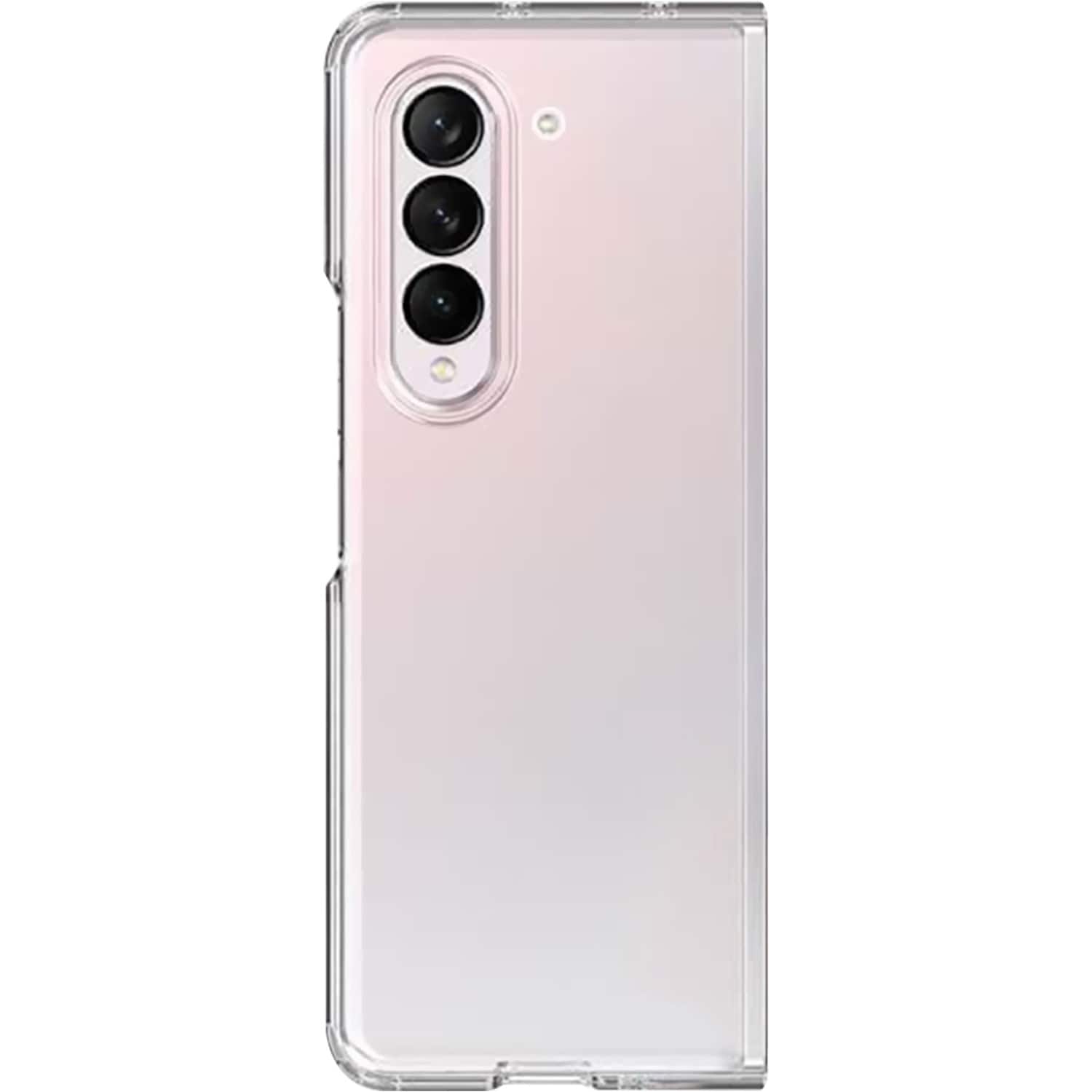 Alt View 11. SaharaCase - Hybrid-Flex Hard Shell Series Case for Samsung Galaxy Z Fold5 - Clear.